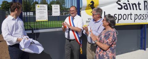 Inauguration aire de loisirs de Lokournan